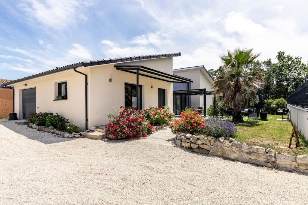 Villa Des Rives Du Tarn Avec Jacuzzi Montans Bagian luar foto